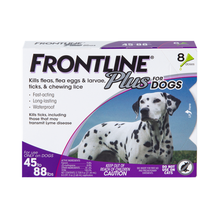 Boehringer Ingelheim Frontline Plus For Dogs (45-88 lbs 3 Count)