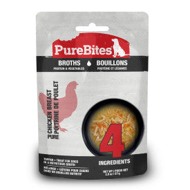 PureBites Chicken & Vegetables Broth for Dogs (2 Oz Single)