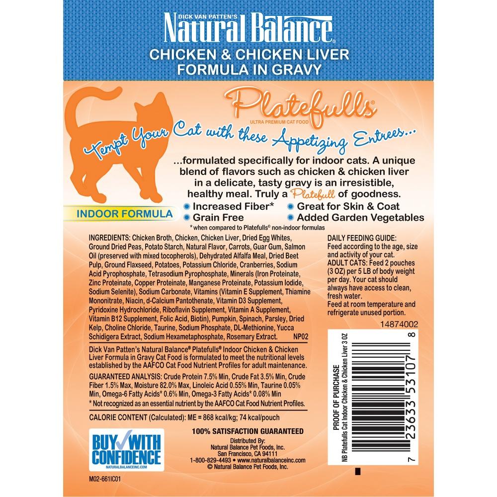 Photo inspiration: Grain Free Grain Free Chicken Liver Cat Food For Liver Reference: Natural Balance Platefulls Indoor Grain Free Chicken And Chicken Liver