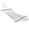 Double Hammock, Taupe Polyester, 60 x 82-In