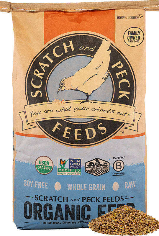 Scratch and Peck Feeds Naturally Free Organic Grower Feed (40 lbs)