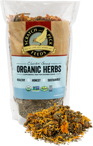 Scratch and Peck Feeds Cluckin’ Good Organic Herbs (10 Oz)