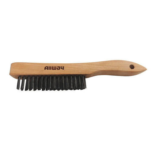 Allway Tools Wood Handle Wire Brush (4 × 16)