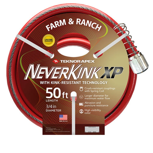 Teknor Apex Neverkink Xtreme Performance Farm and Ranch Hose 3/4-In. x 100-Ft. (3/4 x 100')