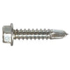 Self-Drilling Screws, Hex, Zinc-Coated, 2-In. x #12, 1-Lb.