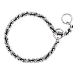 Dog Collar, Terrain Chain, Gray & Black, 26-In.