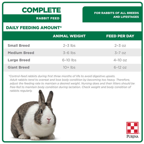 Purina® Complete Rabbit Feed (25 Lb)