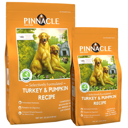 Pinnacle Pet Grain-Free Turkey & Pumpkin Recipe Dry Dog Food