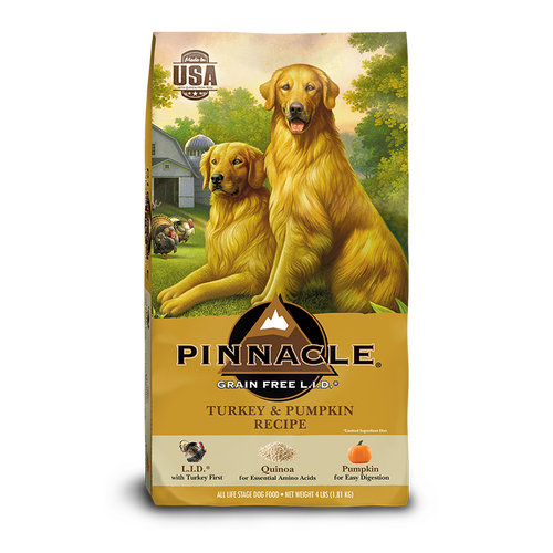 Pinnacle Pet Grain-Free Turkey & Pumpkin Recipe Dry Dog Food