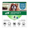 Advantage II Medium Dog Vet-Recommended Flea Treatment & Prevention