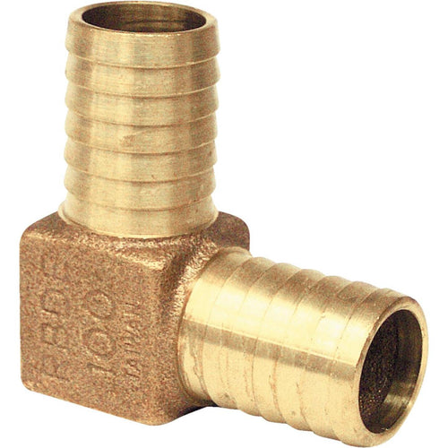 Merrill 1 In. Insert x 1 In. Insert Barbed Brass Elbow
