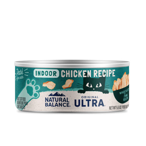Natural Balance Indoor Chicken Recipe Paté Wet Cat Food