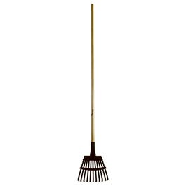 8-Inch Shrub Rake With 48-Inch Hardwood Handle