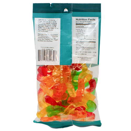 Werner Gourmet Meat Snacks Gummy Worms
