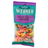 Werner Gourmet Meat Snacks Sour Neon Worms
