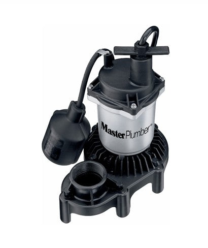 Master Plumber 1/3-HP Sump Pump Zinc & Plastic