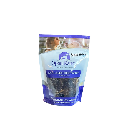 Home Range Pet Kangaroo Steak Strips Dog Treats