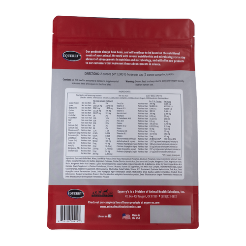 Equerry's Choice Probioitc Horse Pellet