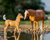 Breyer Ebony Shines & Charlize | Quarter Horse Set | Retired