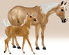Breyer Ebony Shines & Charlize | Quarter Horse Set | Retired