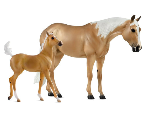 Breyer Ebony Shines & Charlize | Quarter Horse Set | Retired