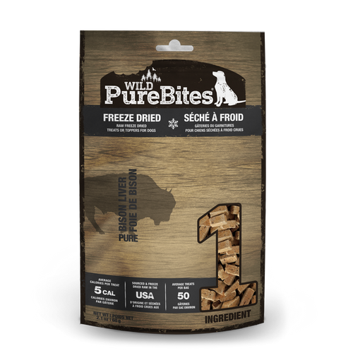 PureBites Bison Freeze Dried Dog Treats