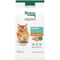 Nutro Wholesome Essentials Indoor Chicken and Brown Rice Recipe Adult Dry Cat Food