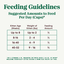 Nutro Wholesome Essentials Chicken & Brown Rice Recipe Kitten Dry Cat Food