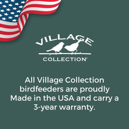 North States Village Collection Green Hopper Birdfeeder
