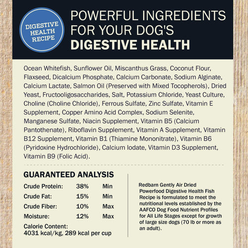 Redbarn Air Dried Powerfood Digestive Health Fish Recipe Dog Food