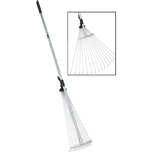 Best Garden 25 In. Steel Leaf Rake (15-Tine)