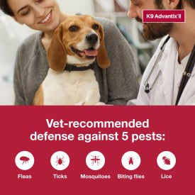 K9 Advantix II Small Dog Flea, Tick & Mosquito Treatment & Prevention