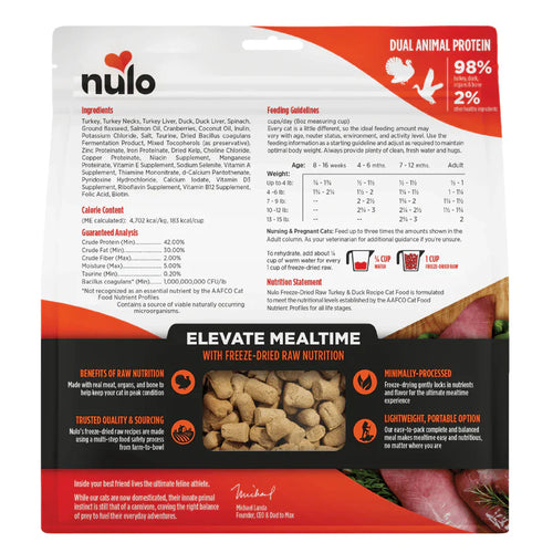 Nulo Freeze-Dried Raw Turkey & Duck