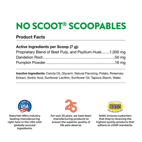 NaturVet Scoopables No Scoot Anal Gland Support