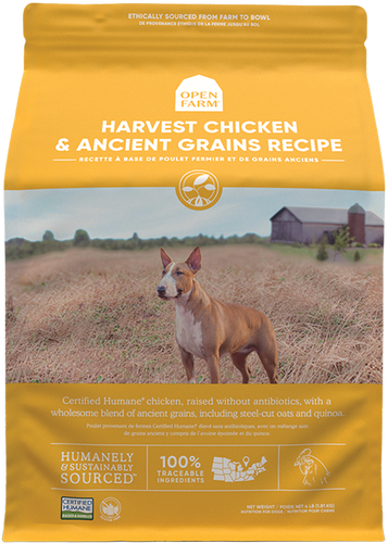 Open Farm Harvest Chicken & Ancient Grains Dry Dog Food (22-lbs)