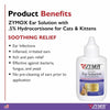 ZYMOX® Enzymatic Ear Solution with 0.5% Hydrocortisone for Cats and Kittens (1.25-oz)